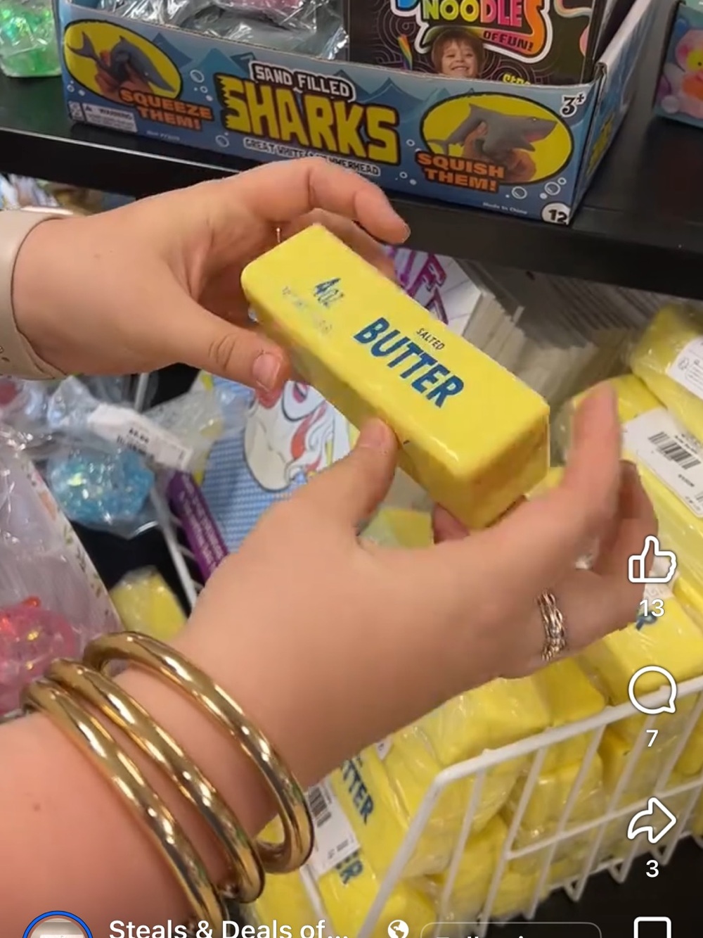 Salted Butter Slow Rise Foam Squishy Viral